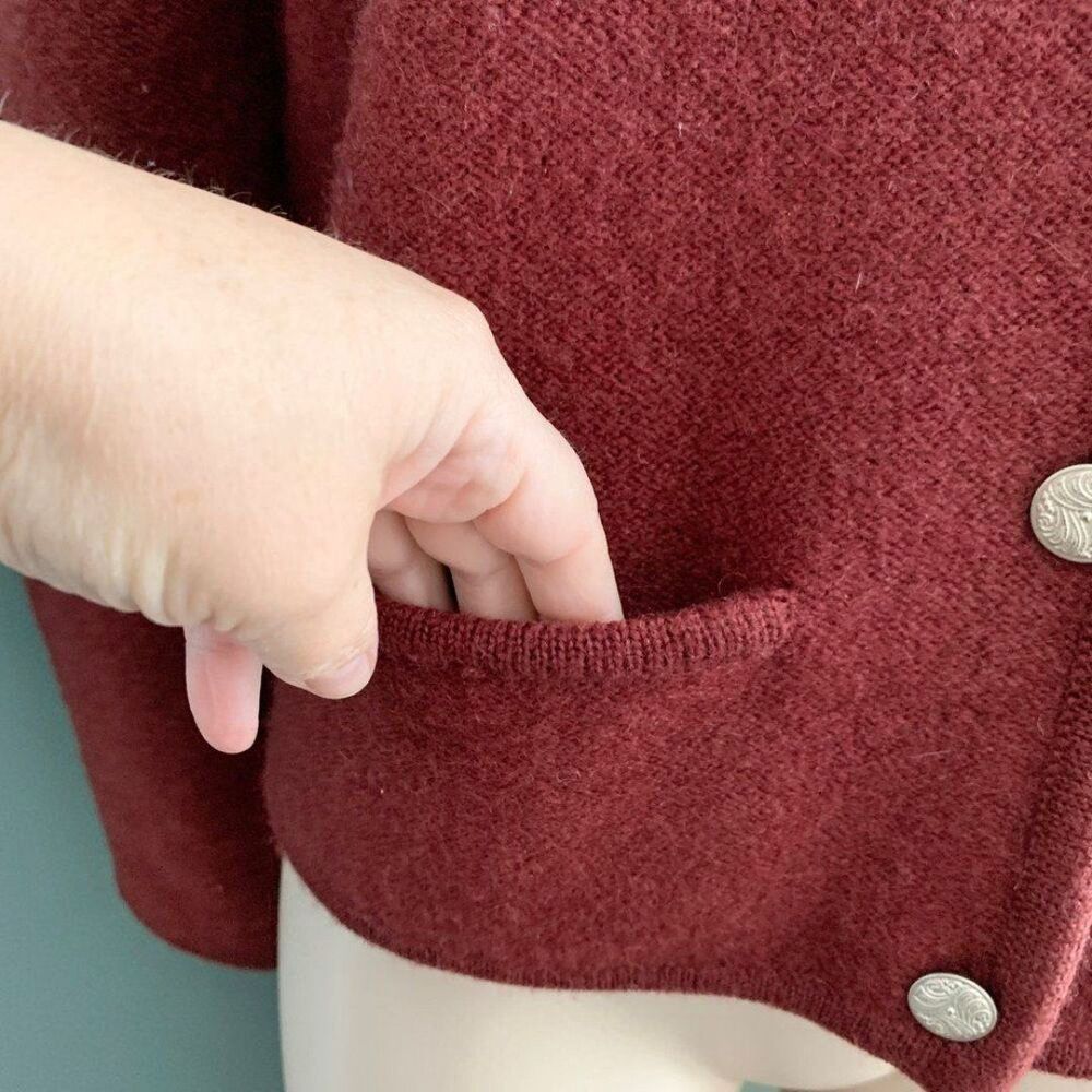 Vintage Weathervane Button Down Collared Maroon 1… - image 4